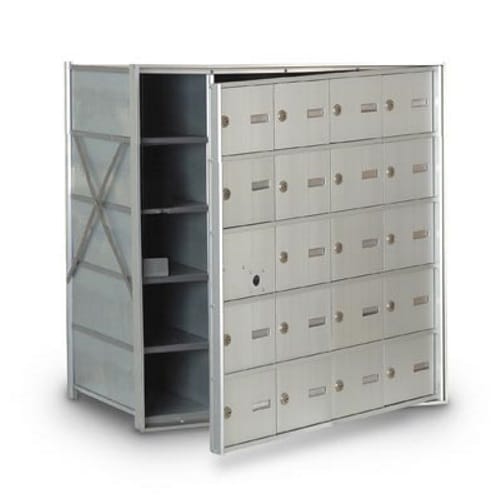 Front Loading 19-Door Horizontal Mailbox